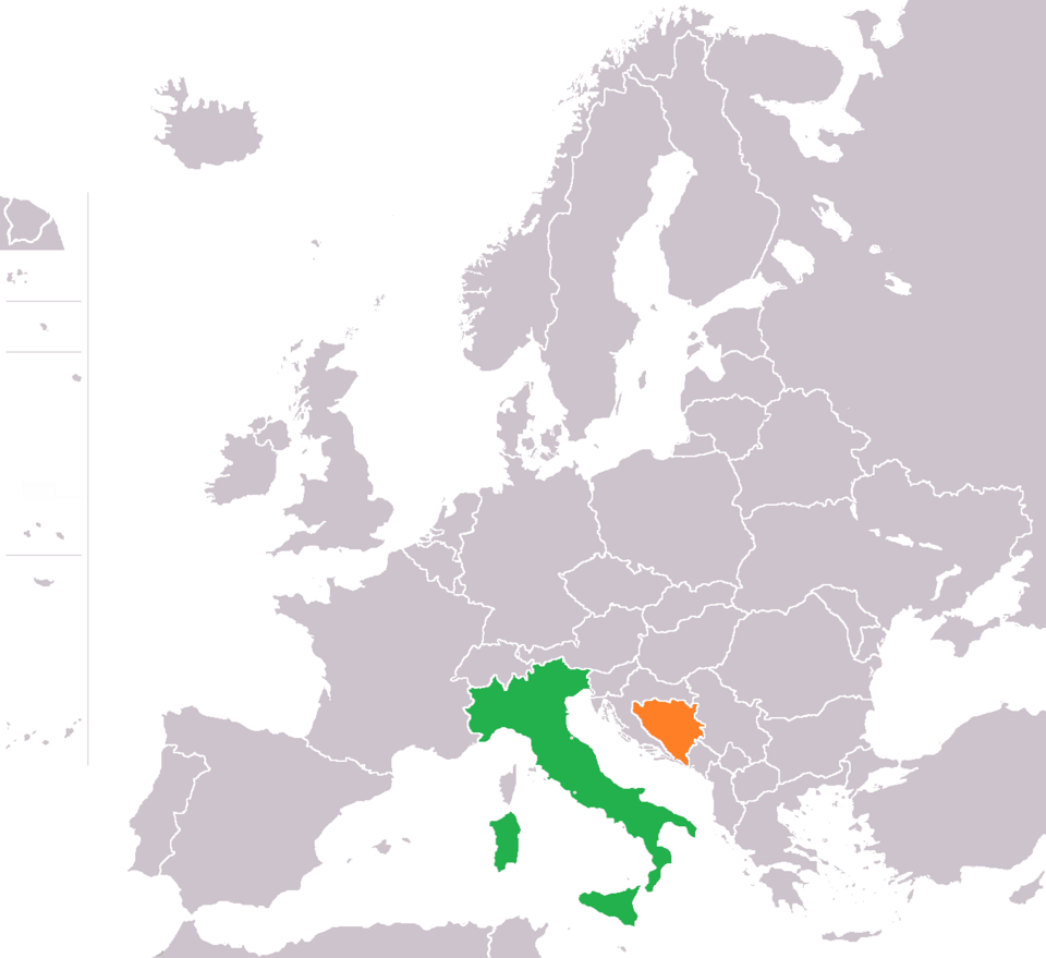 Map of Bosnia And Herzegovina