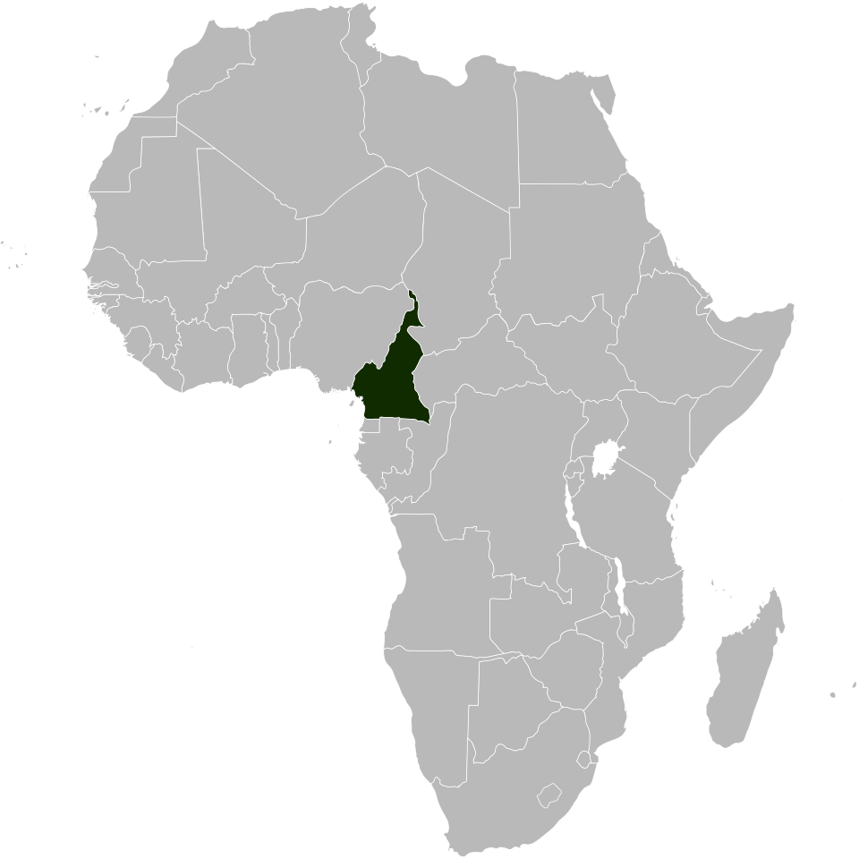 Map of Cameroon