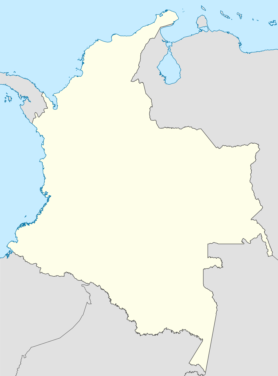 Map of Colombia