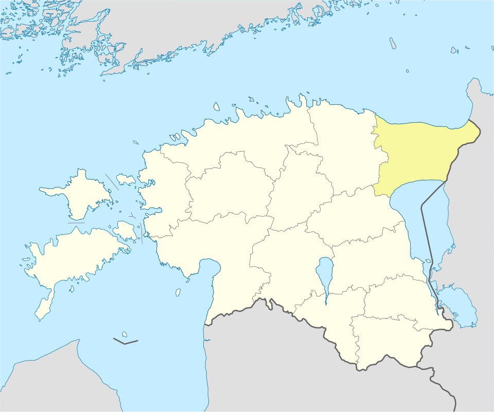 Map of Estonia