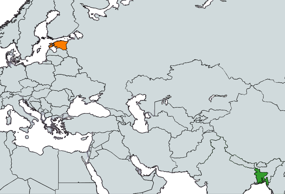 Map of Estonia
