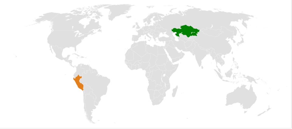 Map of Kazakhstan