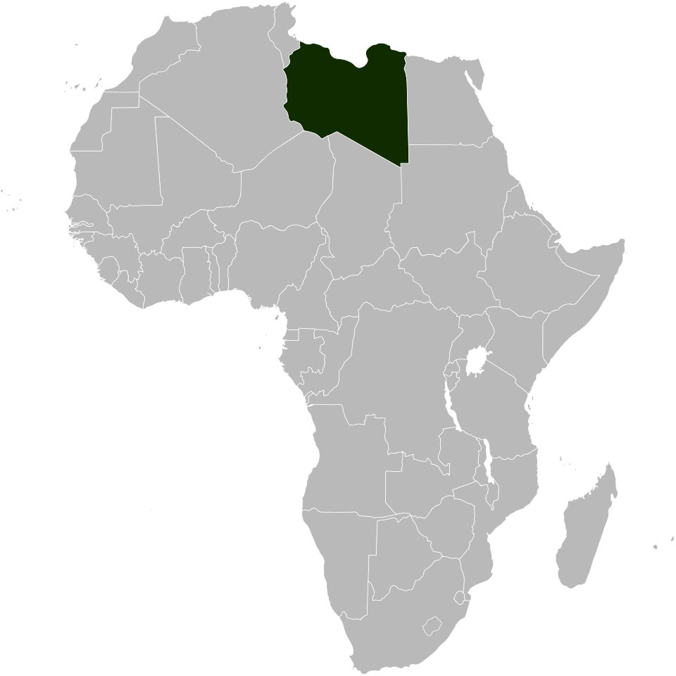 Map of Libya