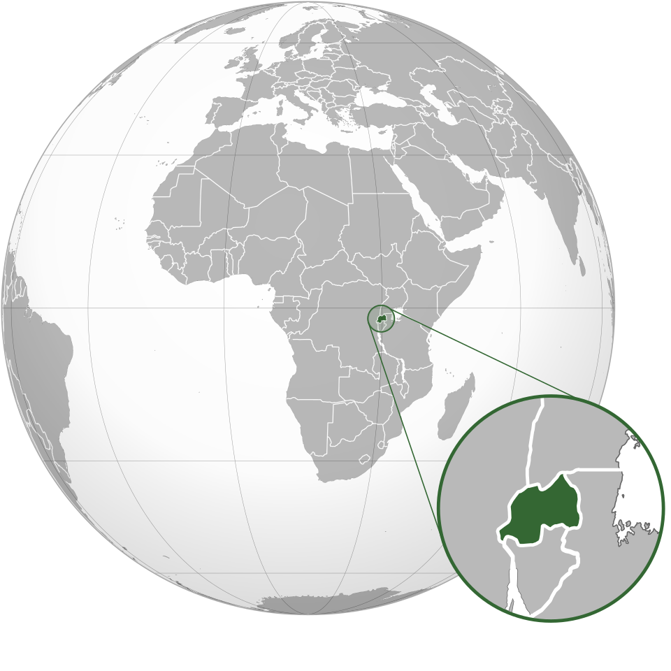 Map of Rwanda