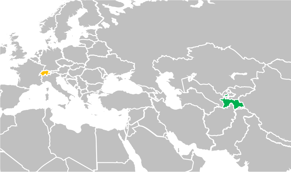 Map of Switzerland