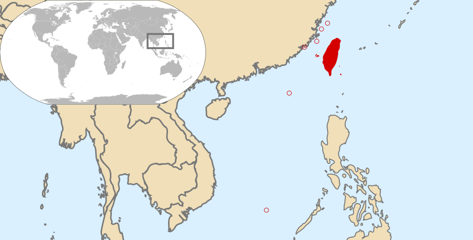 Map of Taiwan