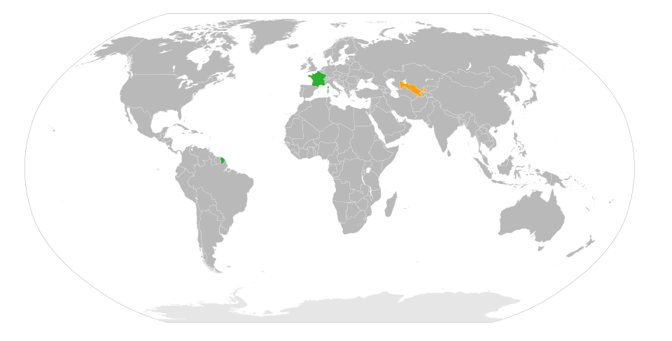 Map of Uzbekistan