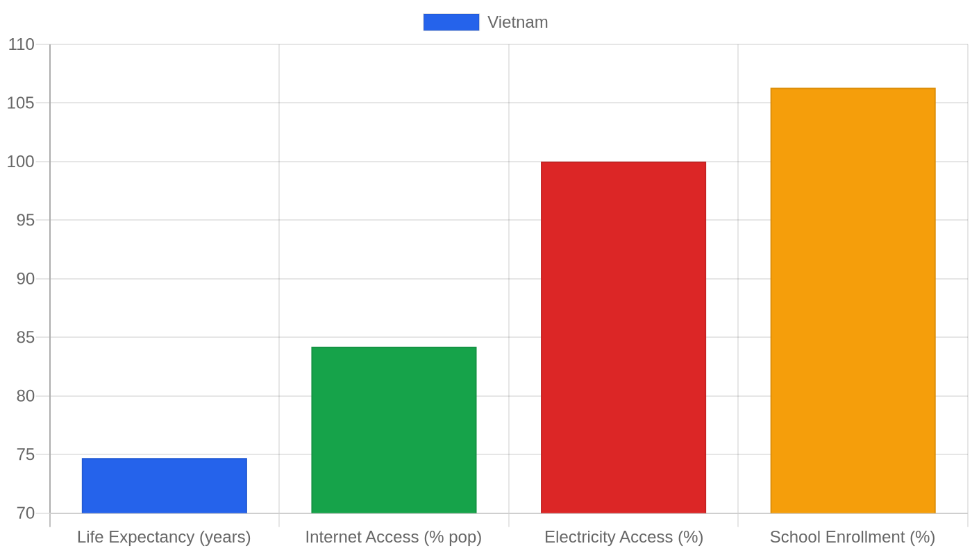 Vietnam — Quality of Life Indicators