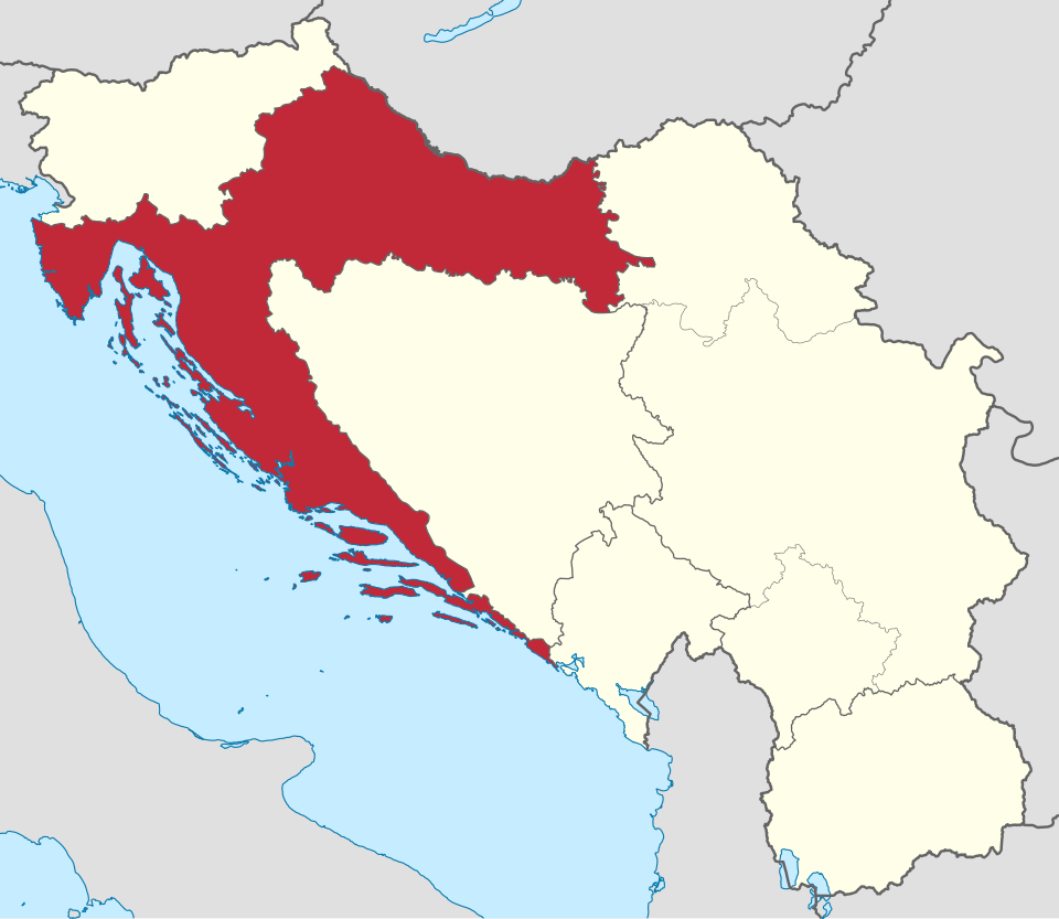 Map of Croatia