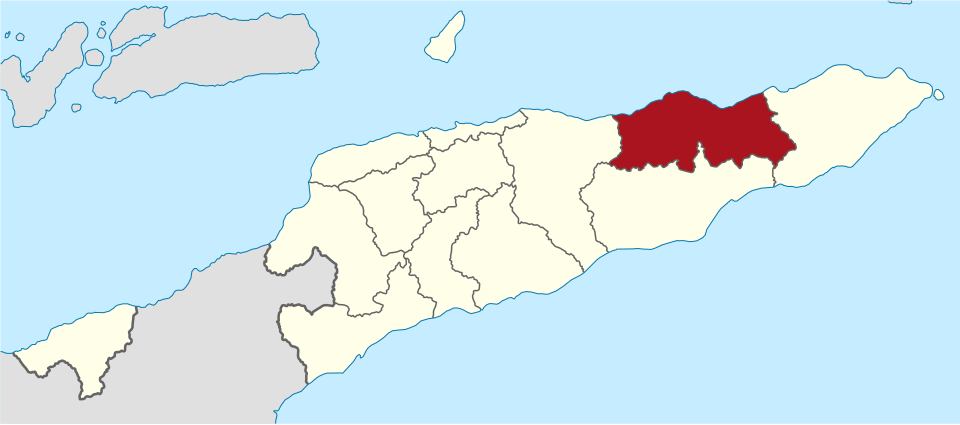 Map of East Timor