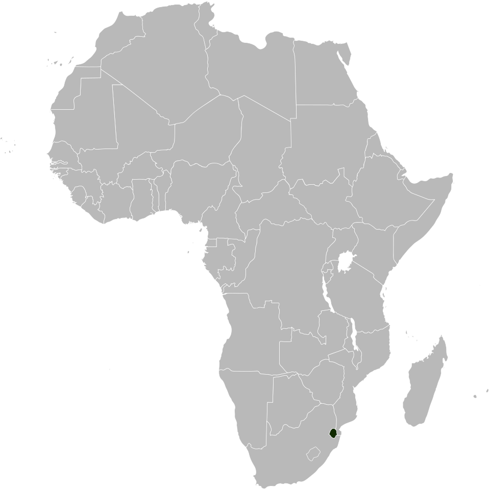 Map of Eswatini