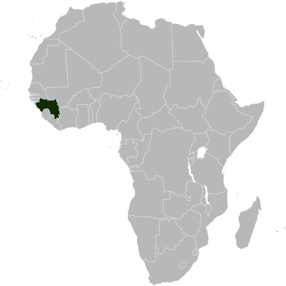 Map of Guinea