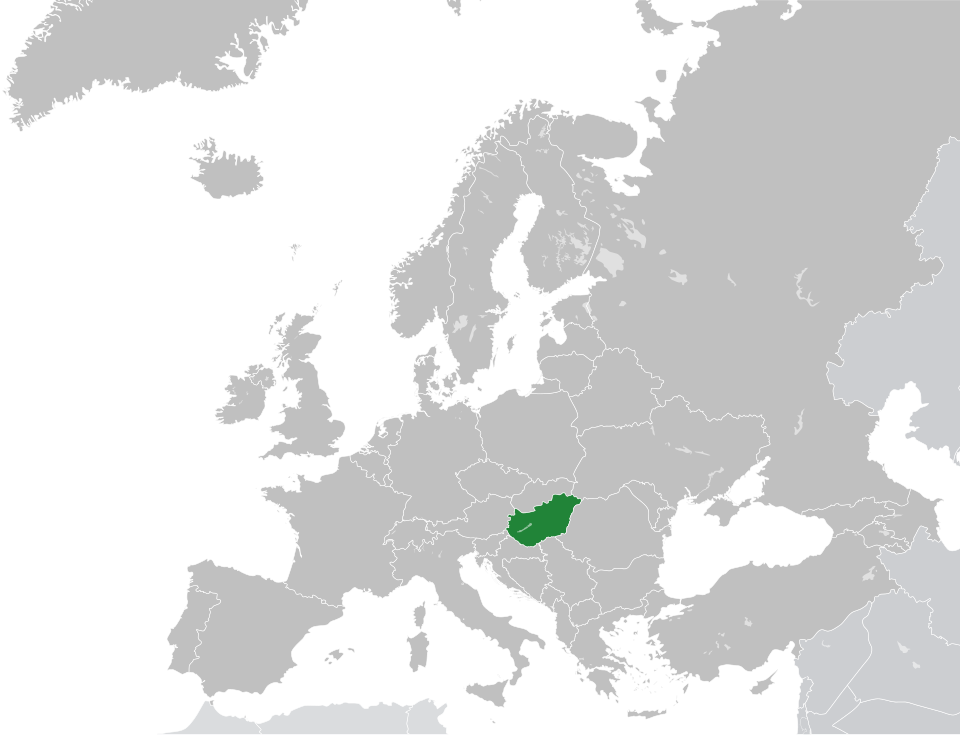 Map of Hungary