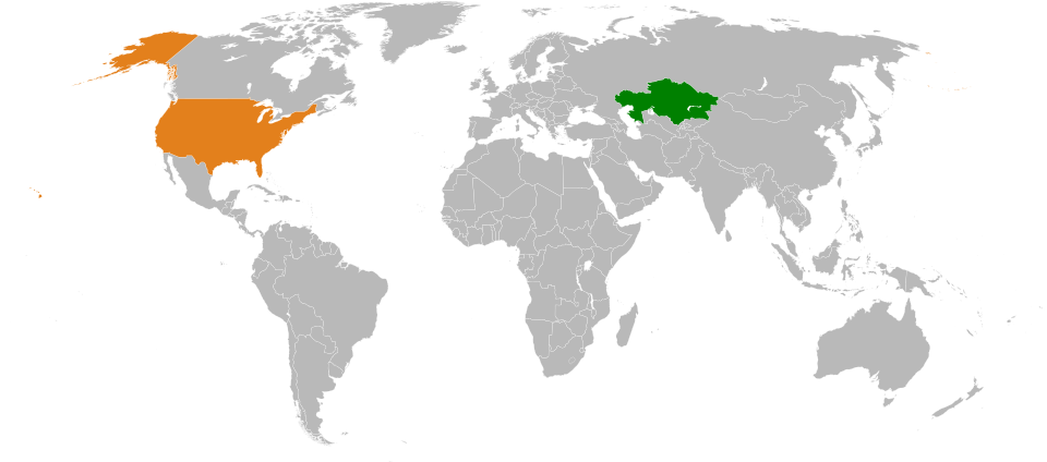 Map of Kazakhstan