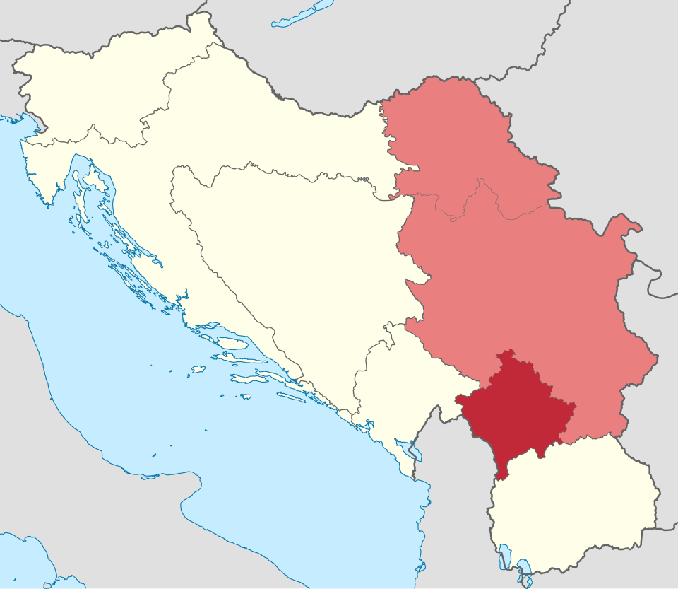 Map of Kosovo