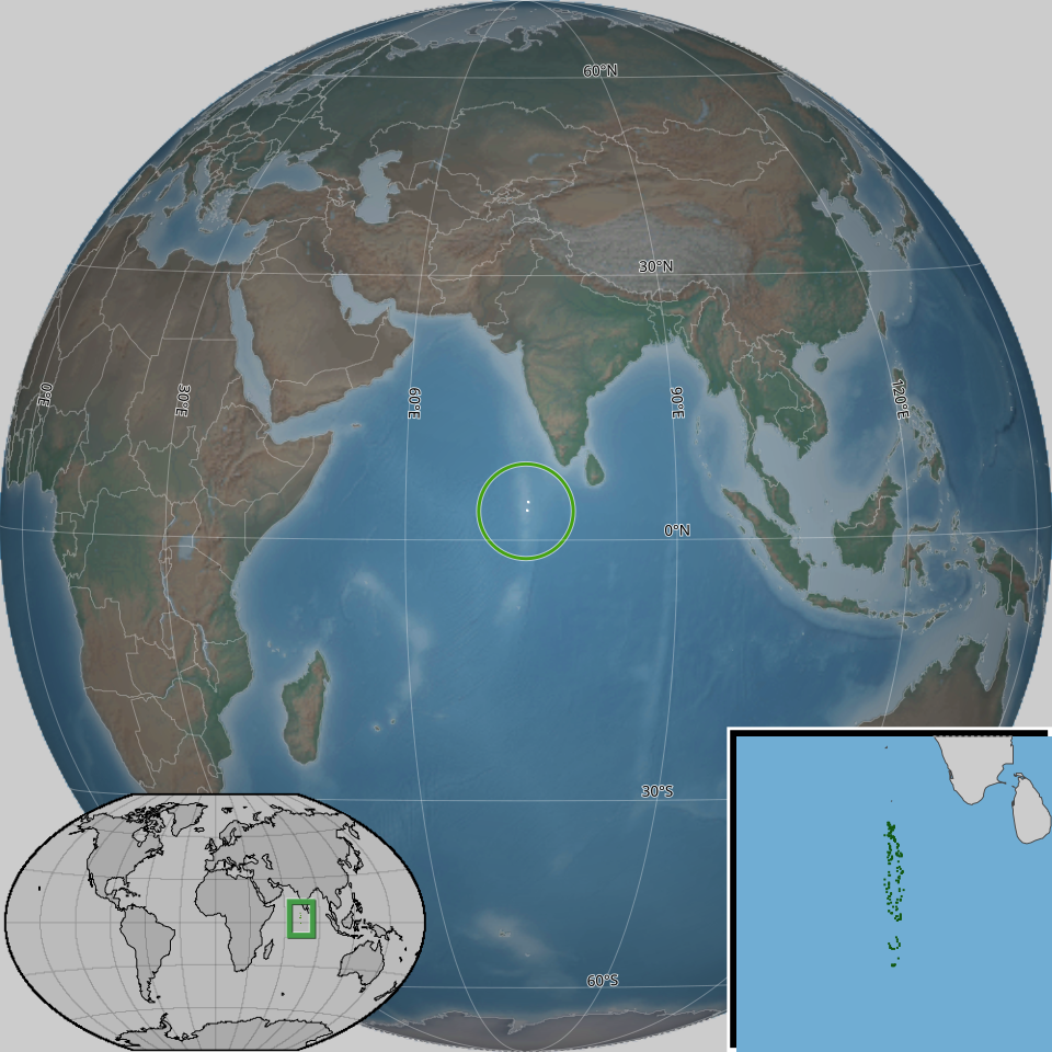 Map of Maldives