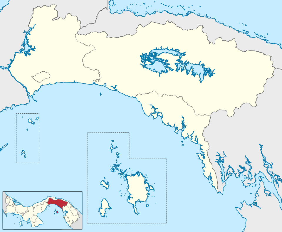 Map of Panama