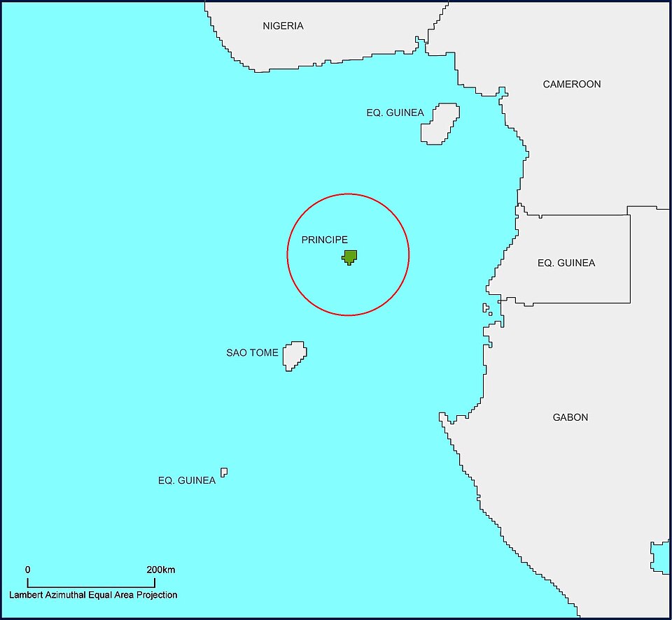 Map of Sao Tome And Principe