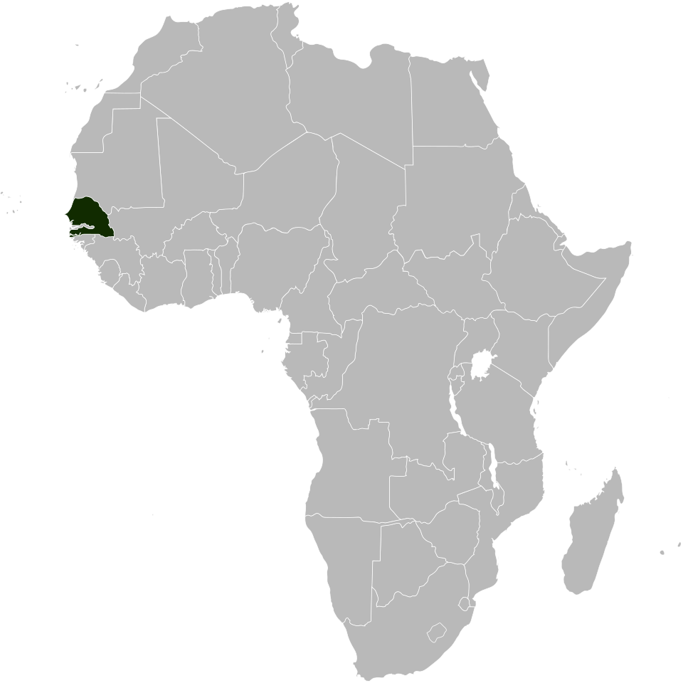 Map of Senegal