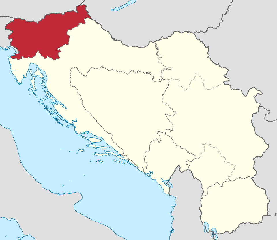 Map of Slovenia