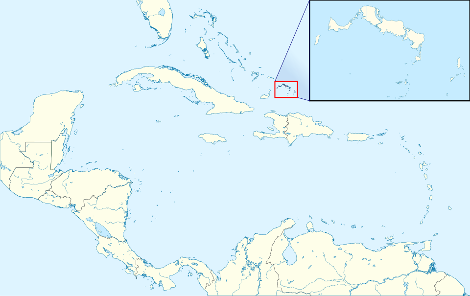 Map of Turks And Caicos Islands