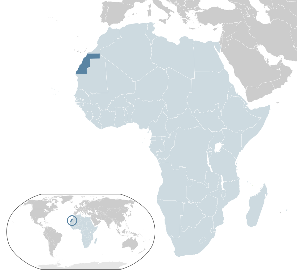 Map of Western Sahara