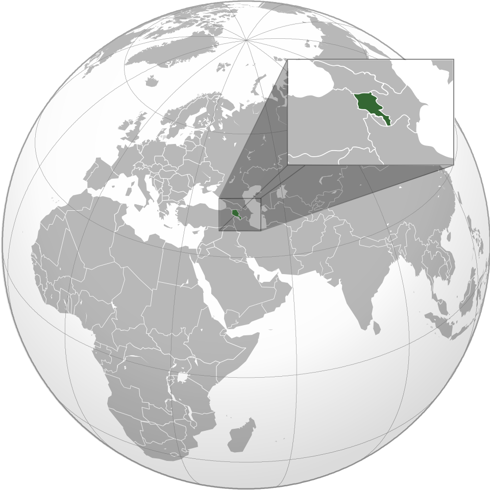Map of Armenia