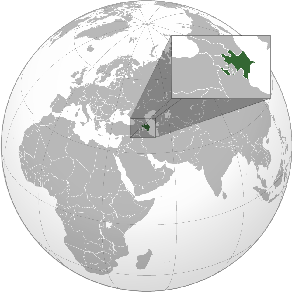 Map of Azerbaijan