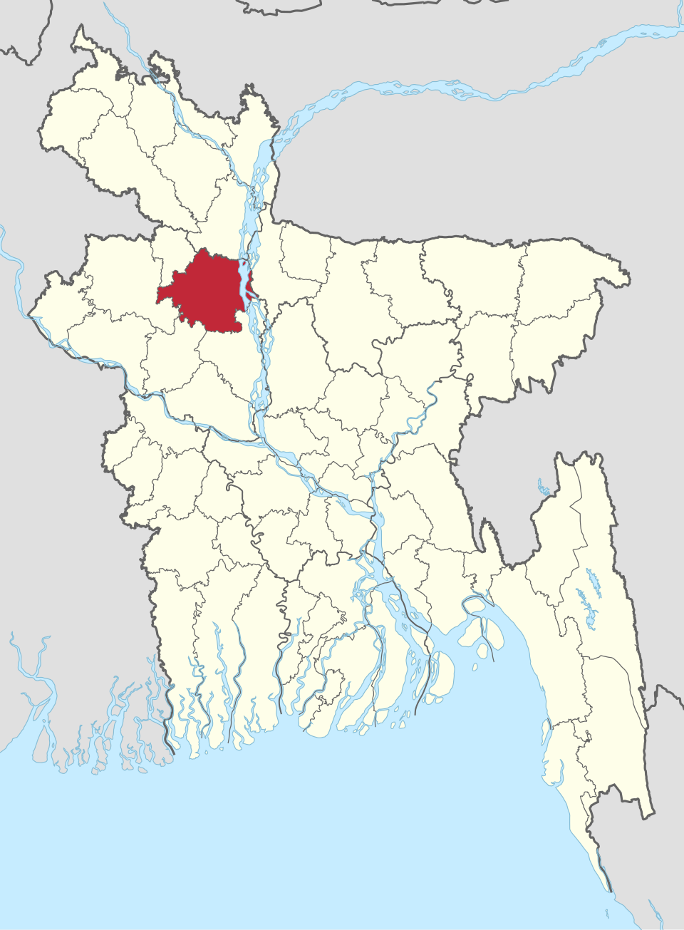 Map of Bangladesh