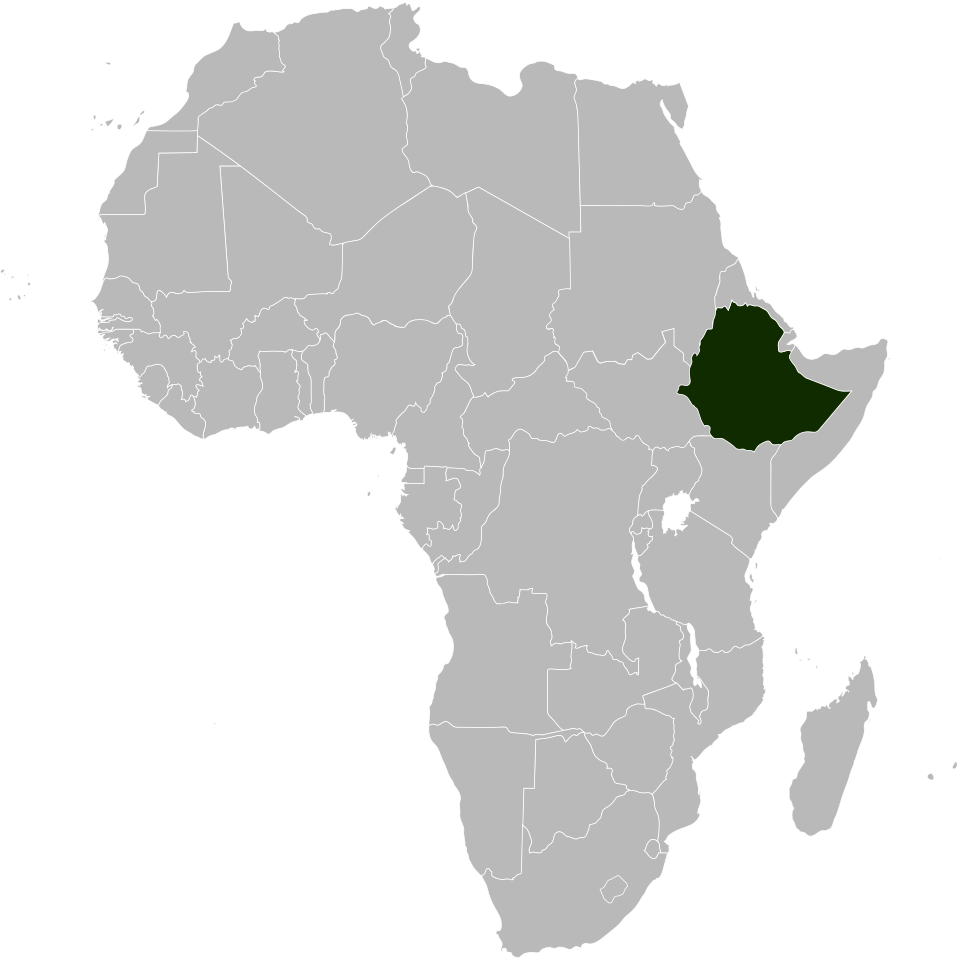Map of Ethiopia