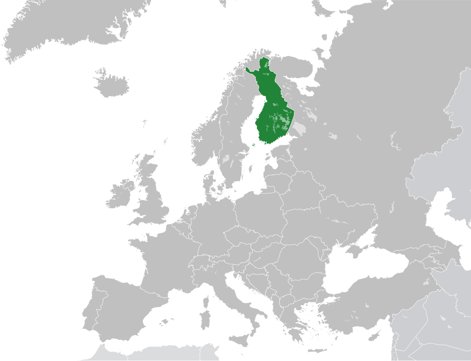 Map of Finland