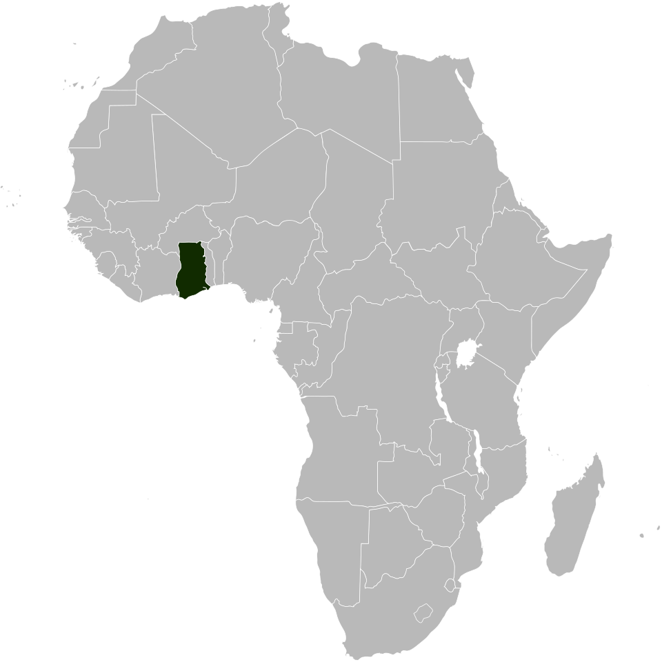 Map of Ghana