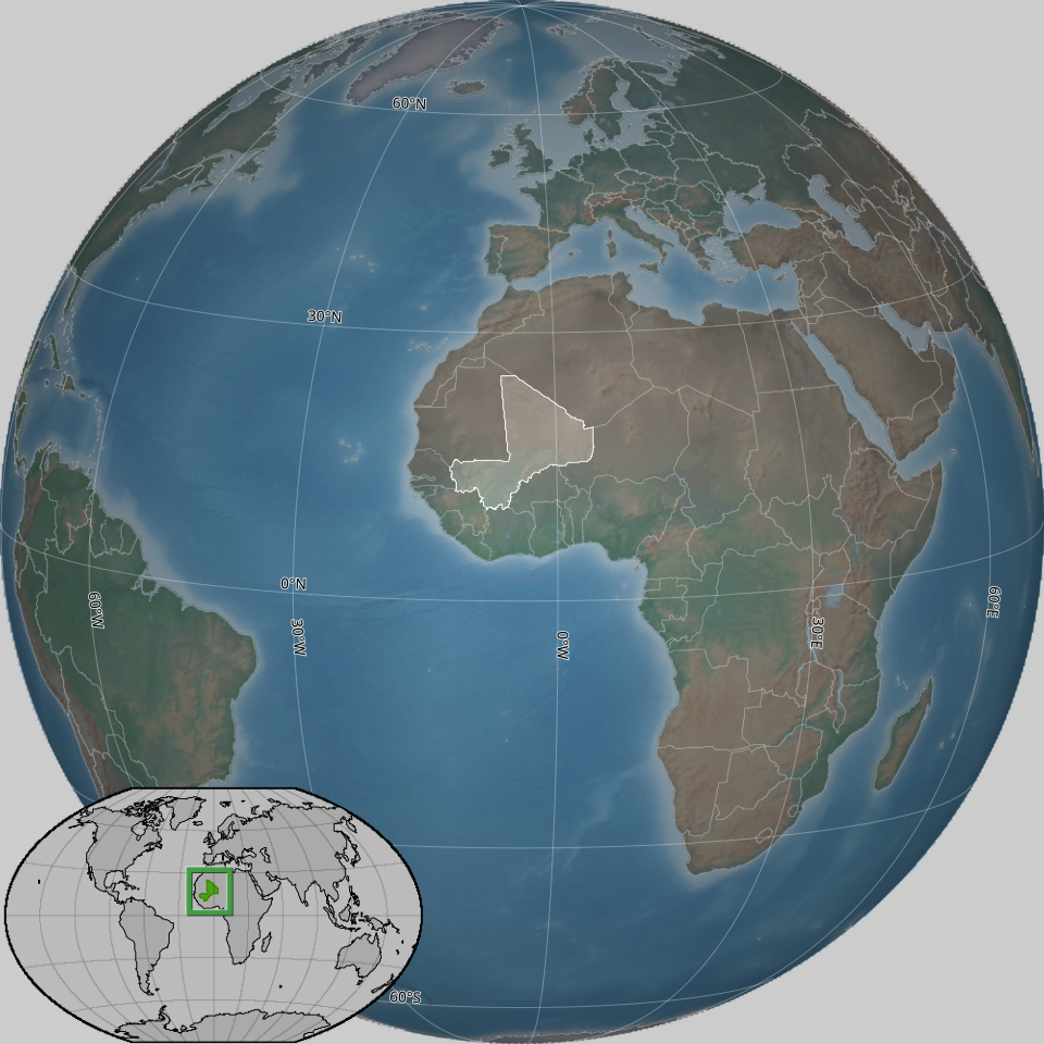 Map of Mali