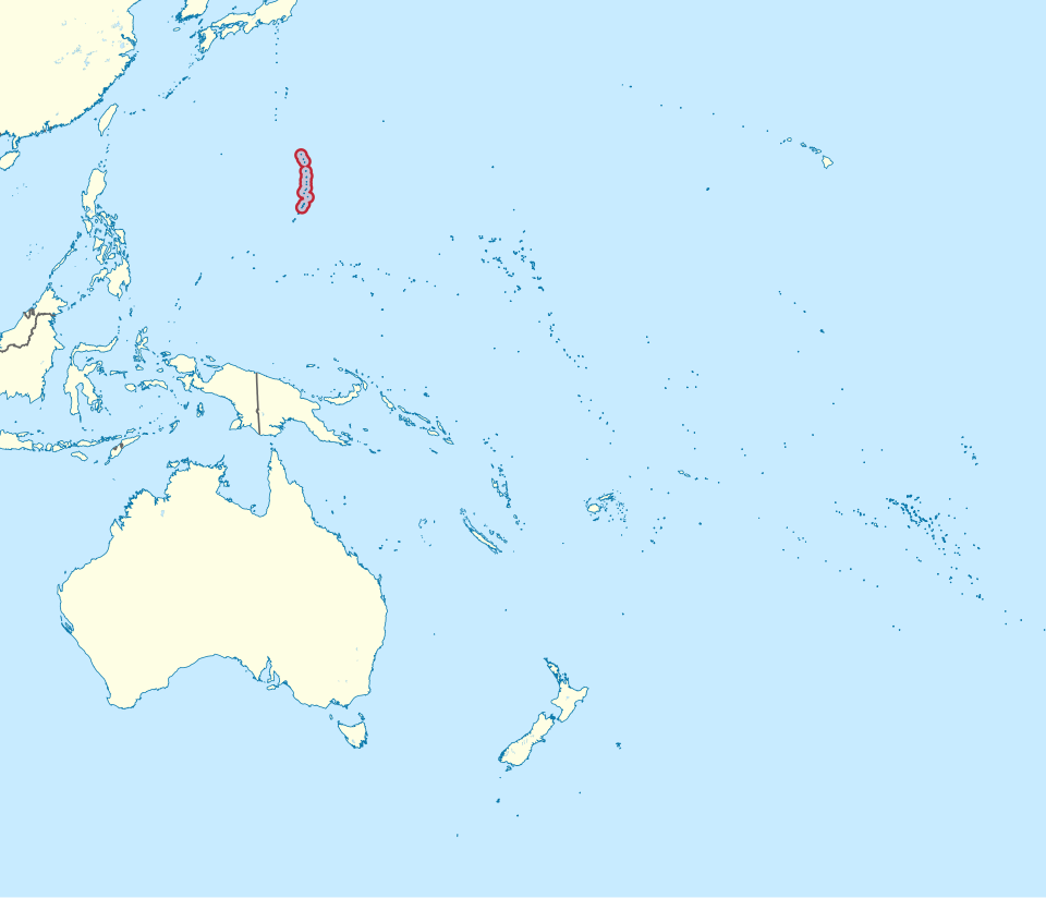 Map of Northern Mariana Islands