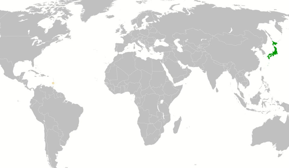 Map of Saint Vincent And The Grenadines