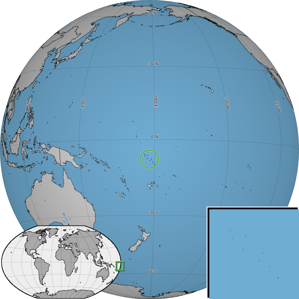 Map of Tuvalu
