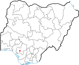 Map of Benin