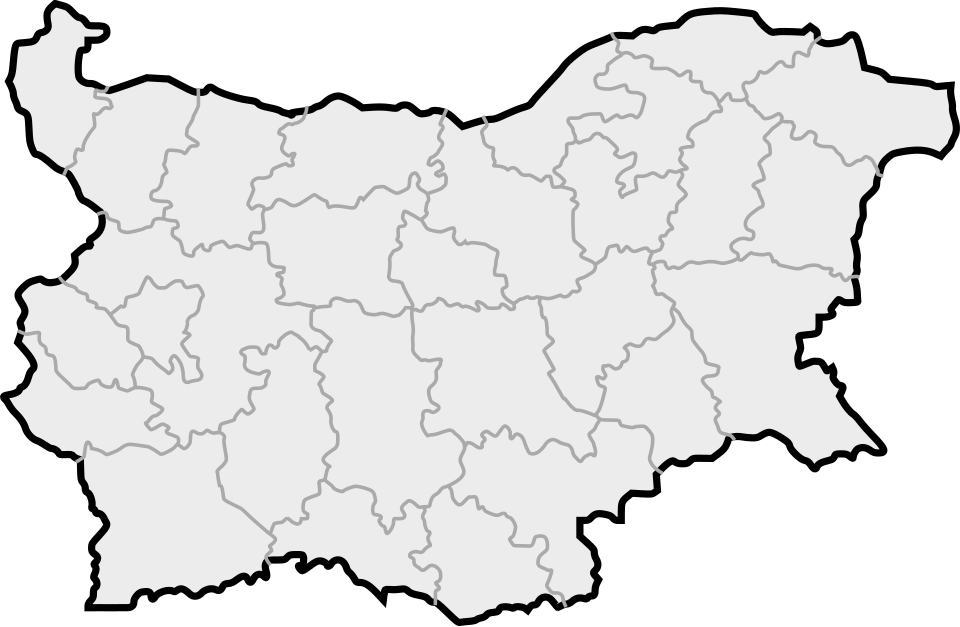 Map of Bulgaria