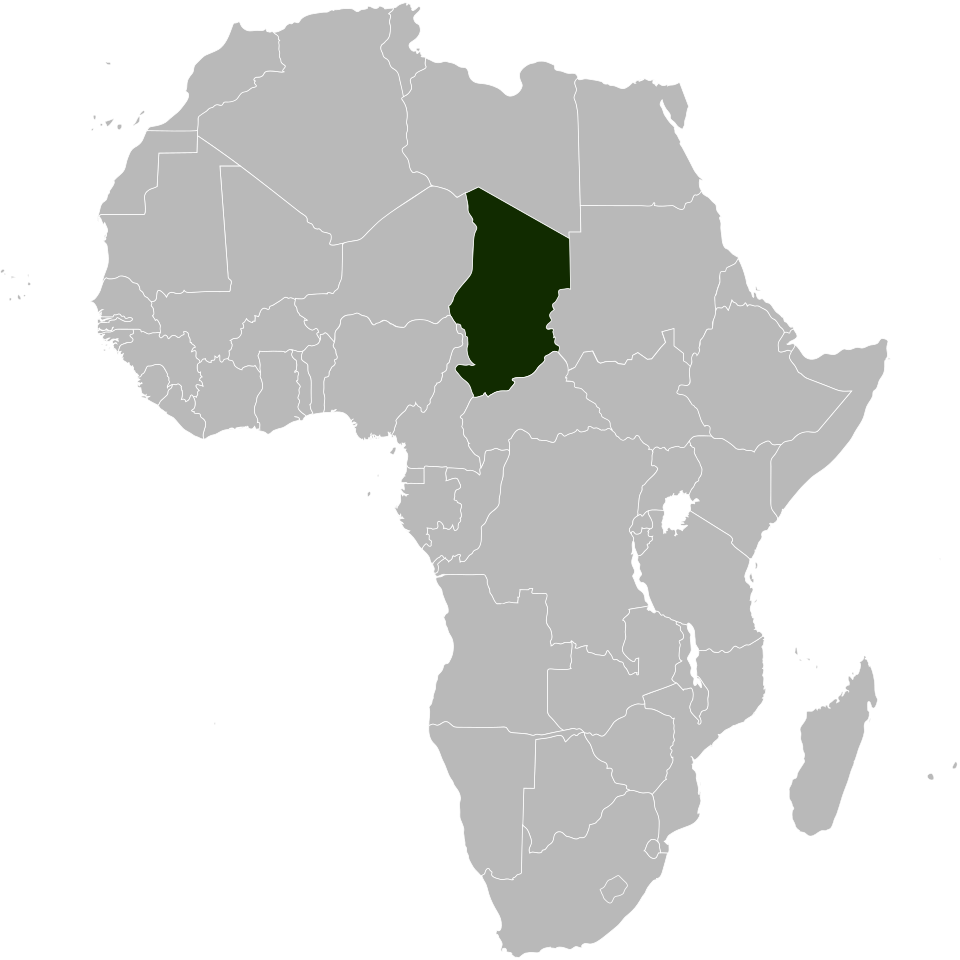 Map of Chad