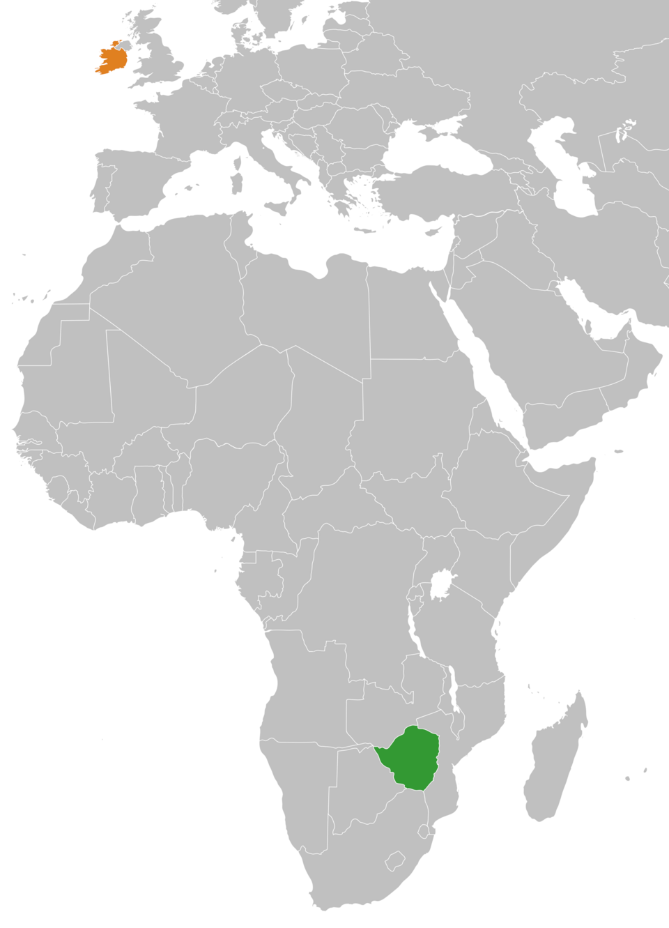Map of Ireland