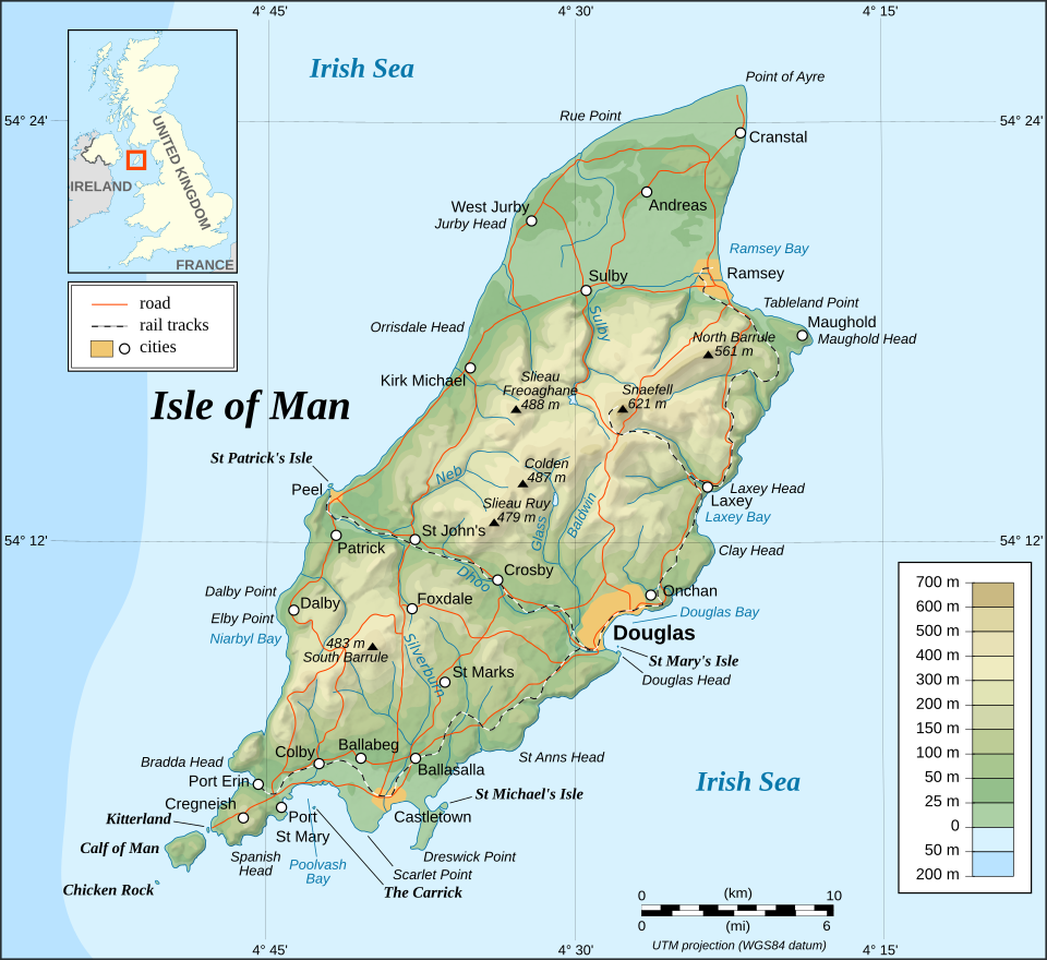 Map of Isle Of Man