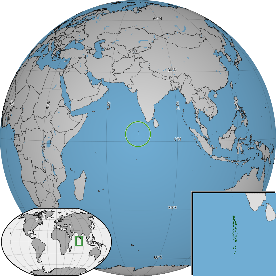 Map of Maldives