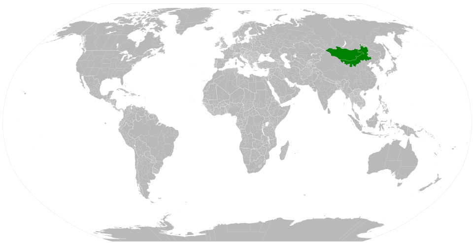 Map of Mongolia