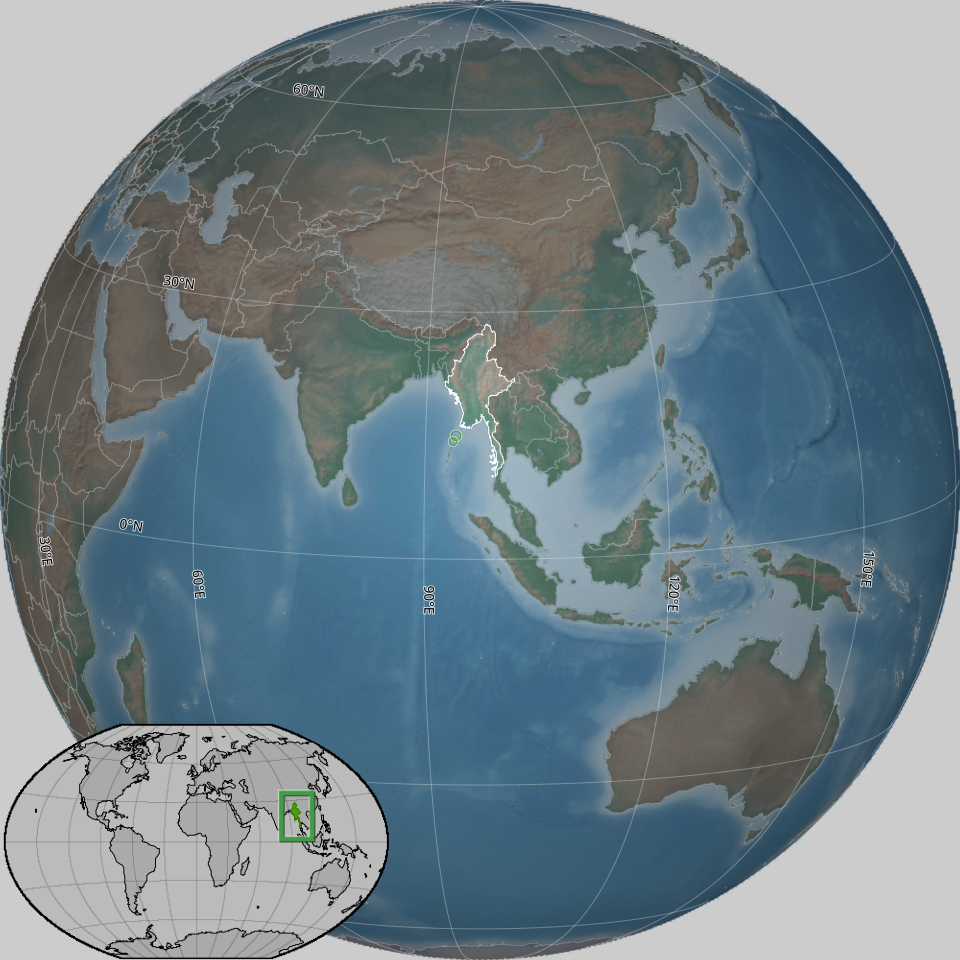Map of Myanmar
