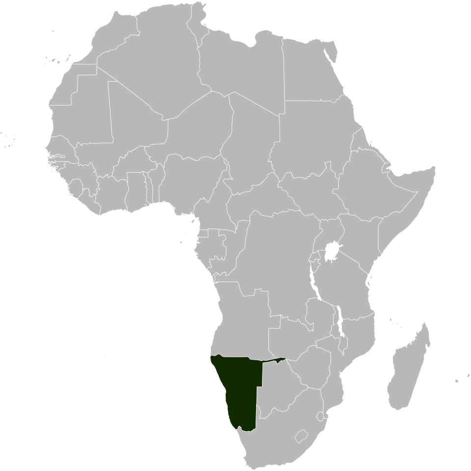 Map of Namibia