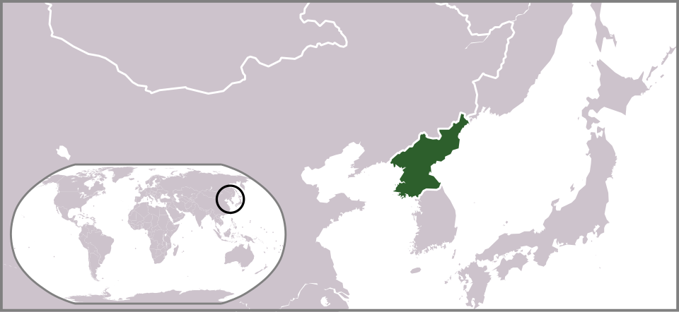 Map of North Korea