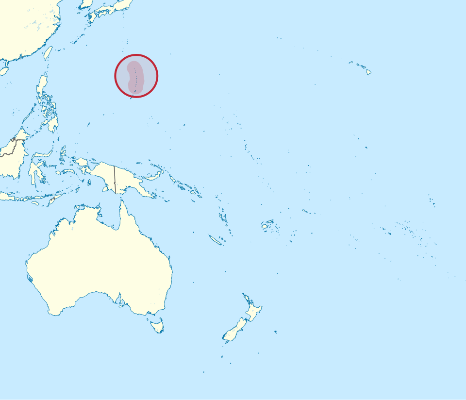 Map of Northern Mariana Islands
