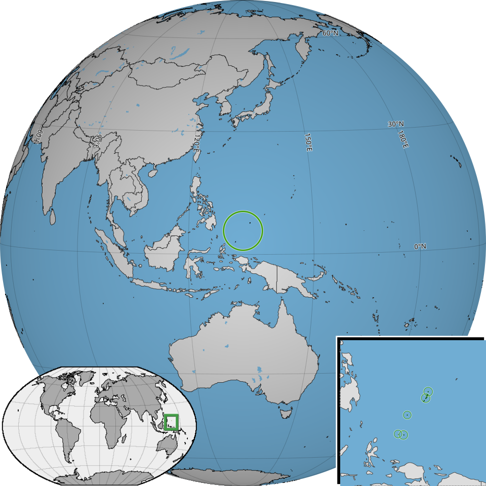 Map of Palau