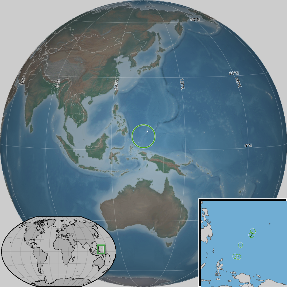 Map of Palau