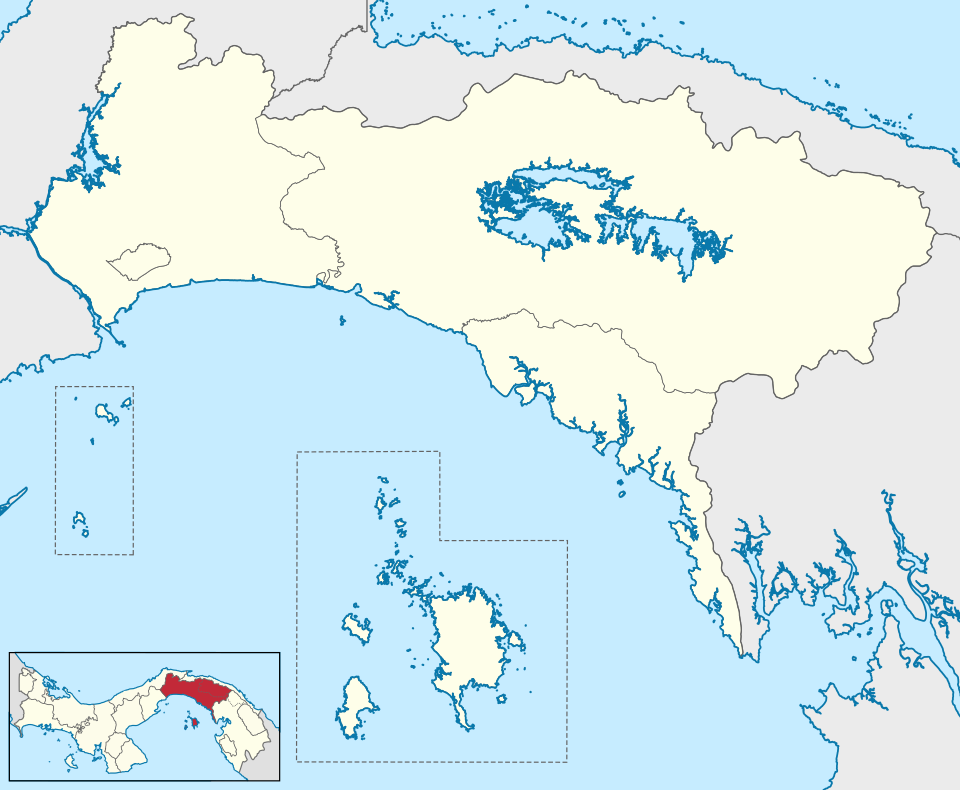 Map of Panama